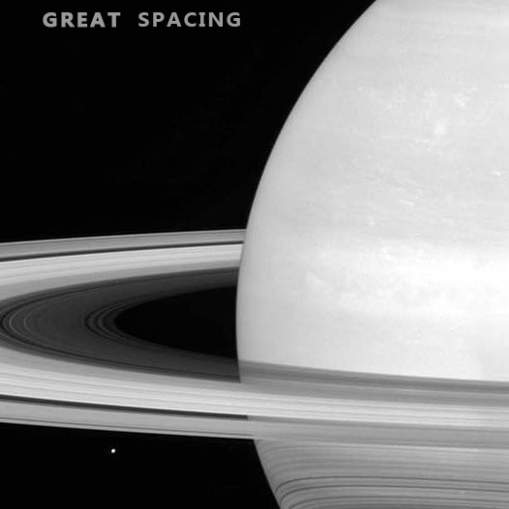 Cassinis erste historische Spanne zwischen den Ringen des Saturn