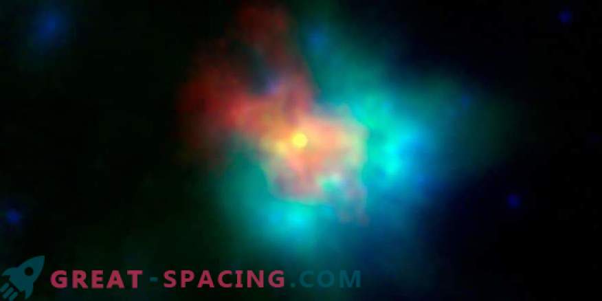 Mehrwellenbild des Supernova-Überrests