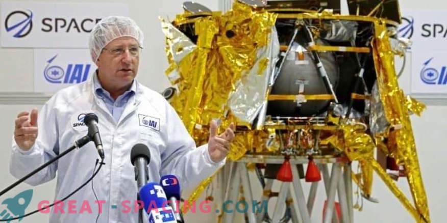 Das israelische Raumschiff bereitet sich auf den Mond mit einem 