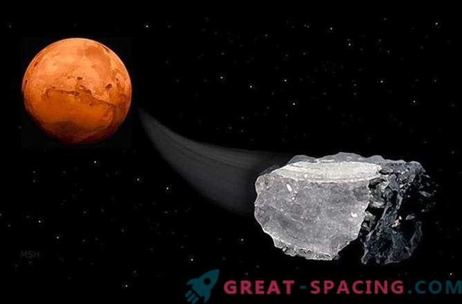 ¿Podría haber metano en el meteorito marciano un indicio de la presencia de vida?