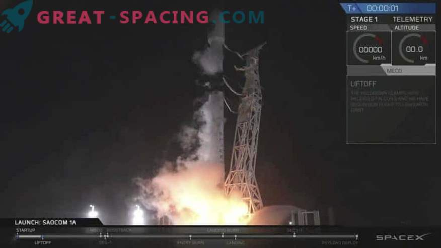 Erfolgreicher Start des Satelliten und Landung der SpaceX-Rakete