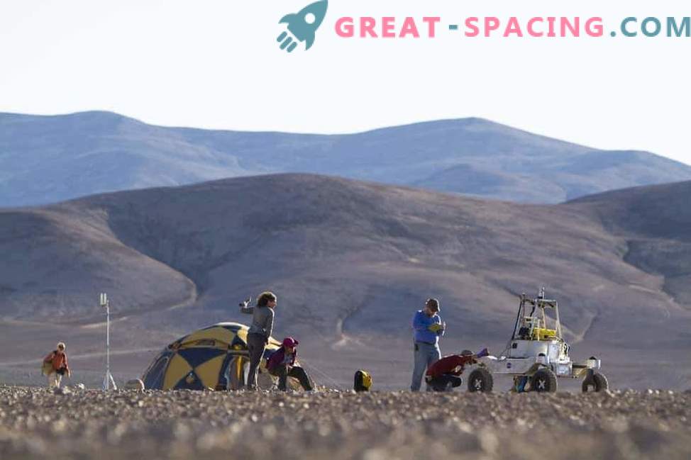 Die NASA testete den Lebensunterhalt des Rovers in der brutalen chilenischen Wüste.