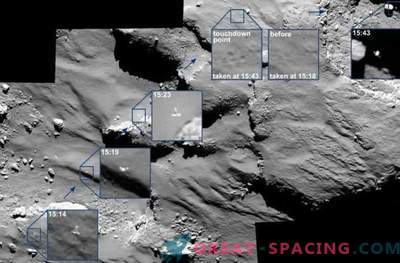 Rosetta auf einem Kometen eingeprägt Phil reisen