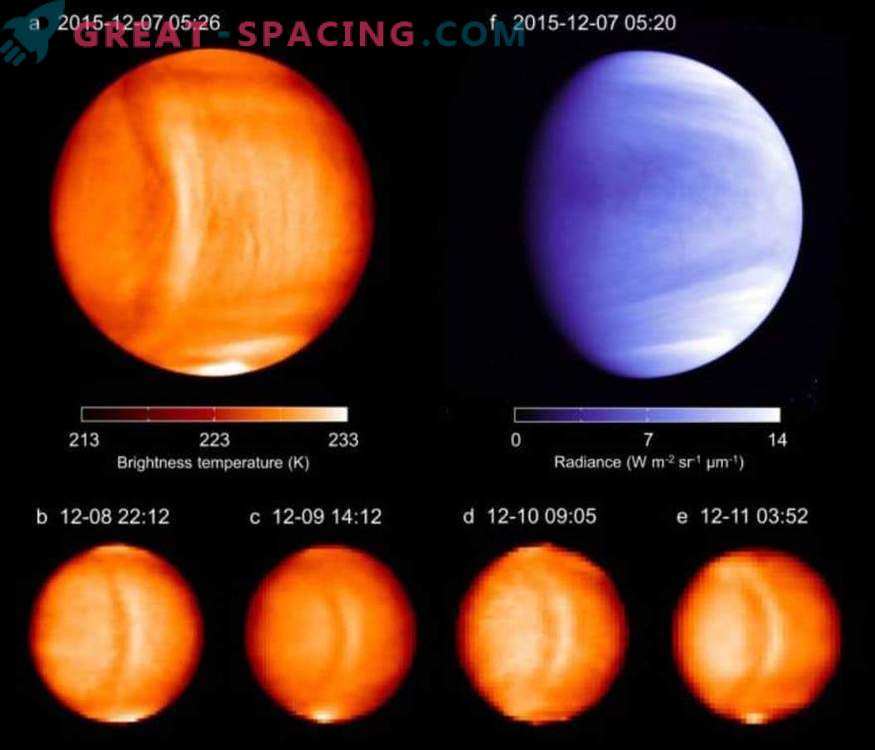 Das japanische Raumschiff Akatsuki entdeckte auf der Venus etwas Ungewöhnliches.