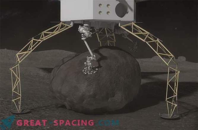 NASA plant, ein Stück vom Asteroiden abzureißen