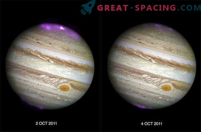 Sonnenstürme zünden intensive Röntgenstrahlung auf Jupiter