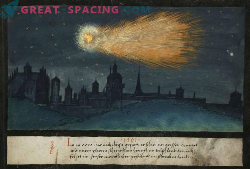 Atemberaubende Bilder von Kometen, die die Menschheit erschreckten.