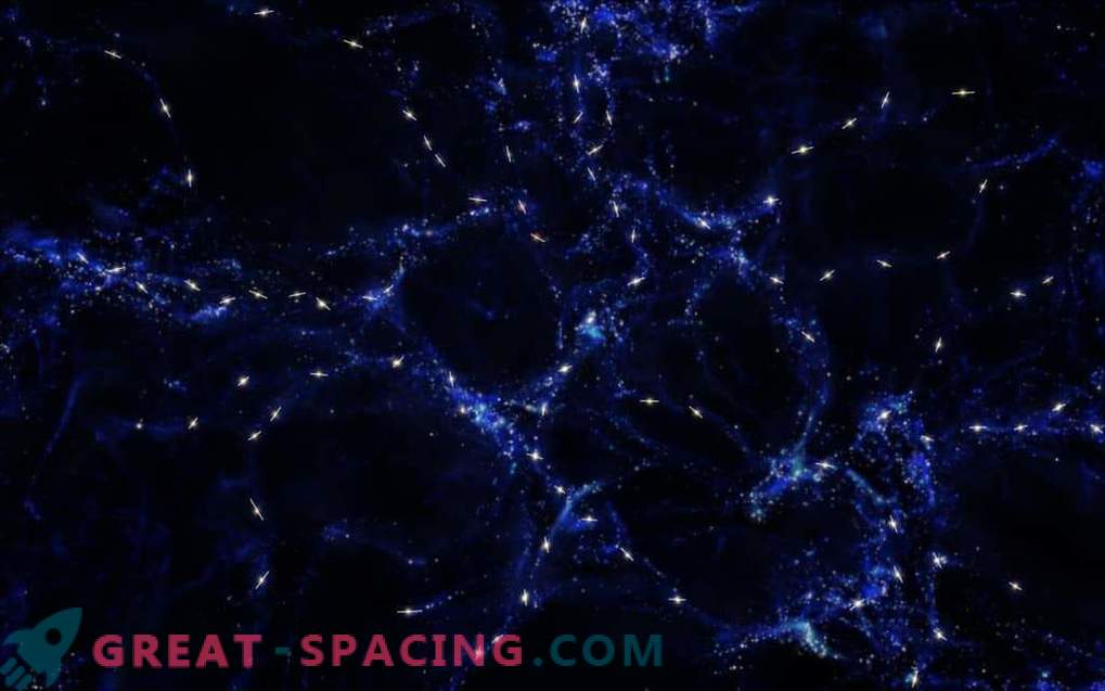 Schwarze Quasarlöcher drehen sich synchron