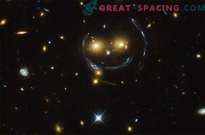 Hubble entdeckte ein Weltraum-Emoticon im Weltraum