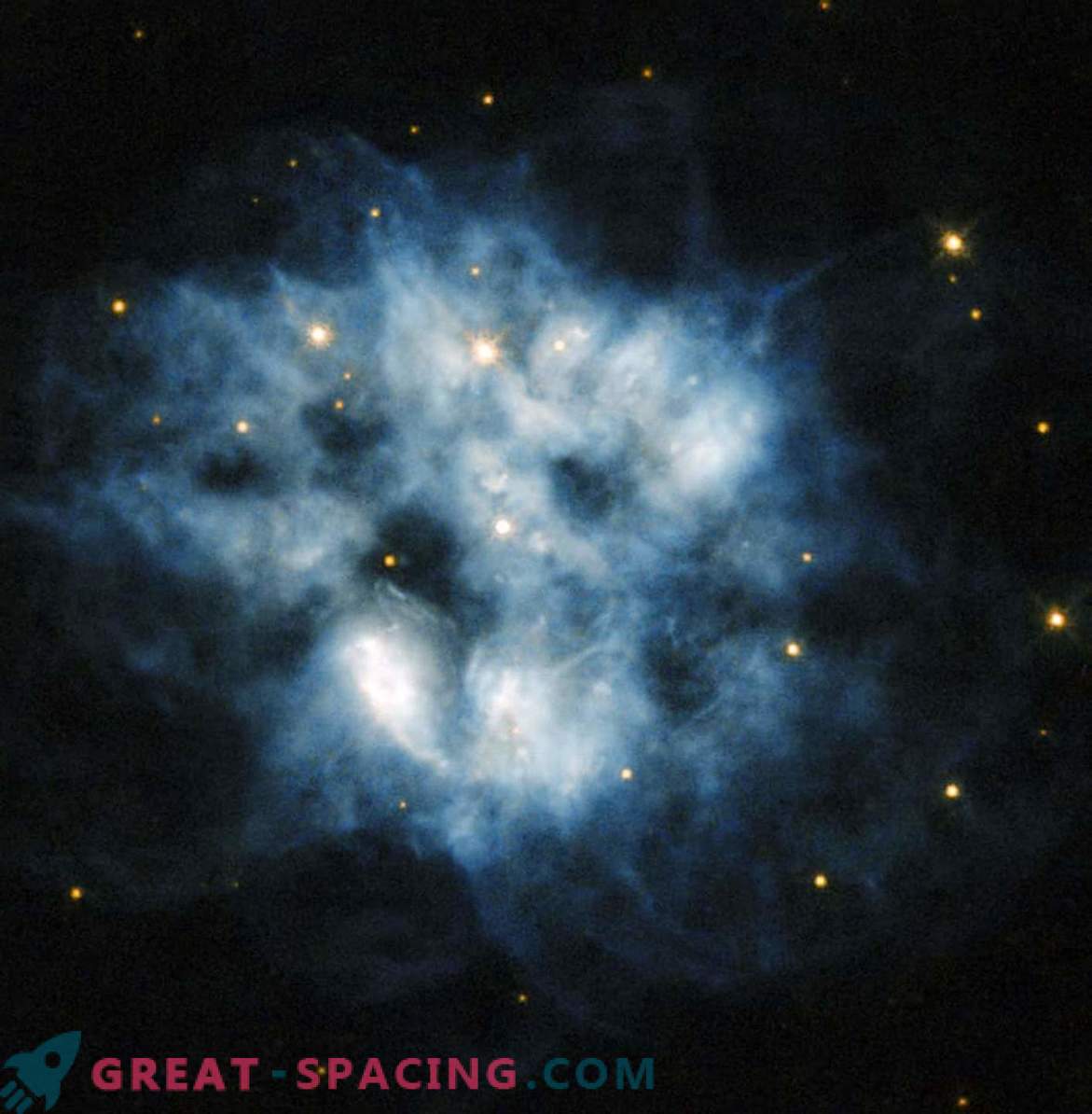 Supernova-Überrest mit starker Wärmestrahlung