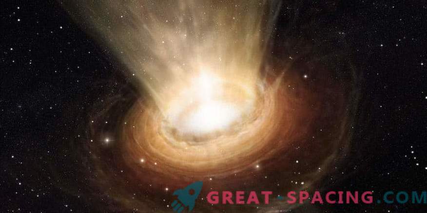 Absorption eines massereichen Schwarzen Lochs