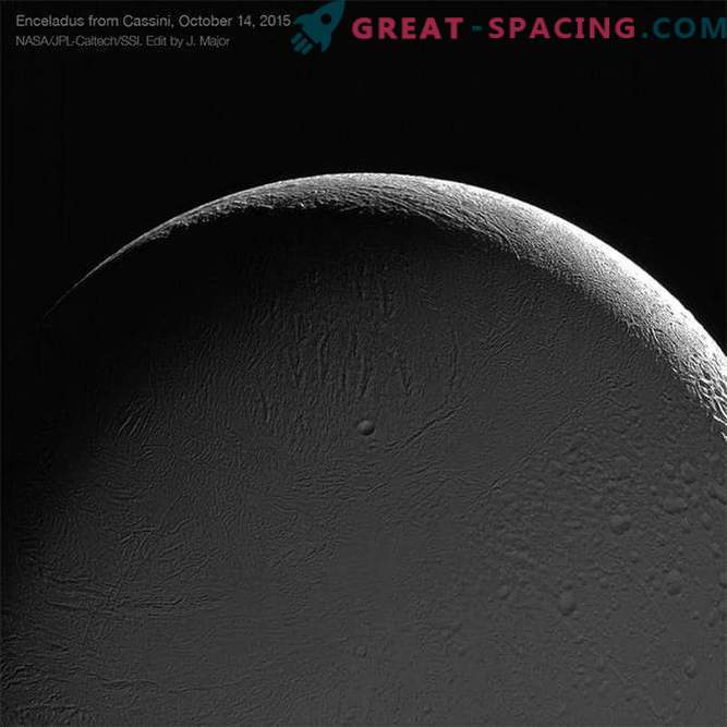 Cassini Sonden Enceladus, atemberaubende Fotografien