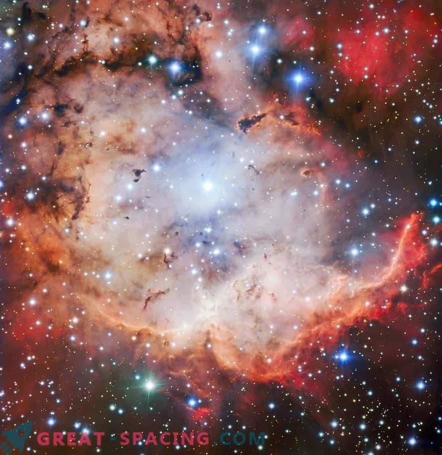 Pirates wound up in space! Admire the Skull and Bones Nebula