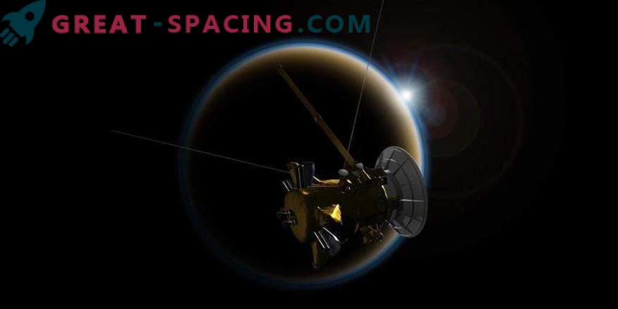 Cassini Abschlusstreffen mit Titan