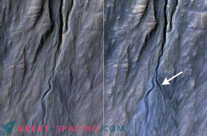 Auf dem Mars wurde eine neue Schlucht entdeckt