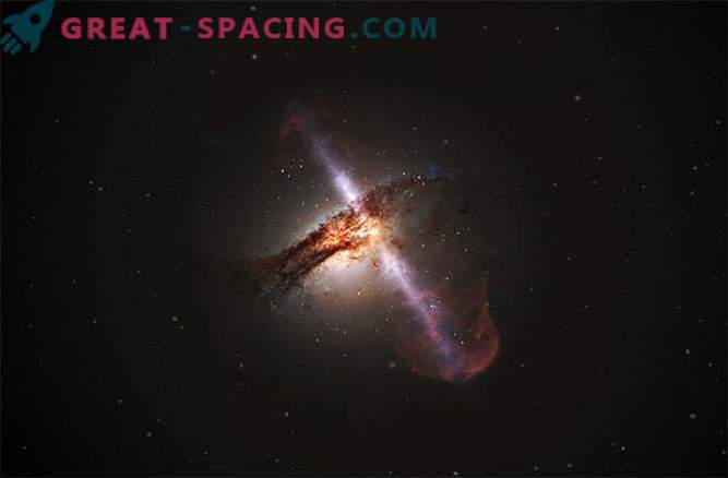 Ein riesiges Schwarzes Loch in einer kleinen Galaxie