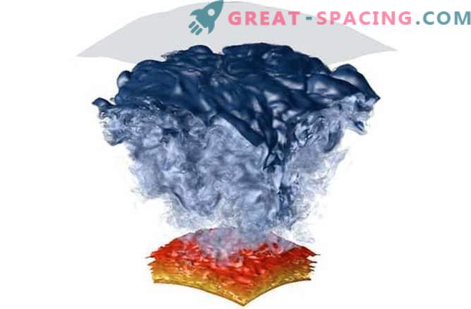 Computermodellierung beleuchtet die chaotische innere Struktur einer Supernova