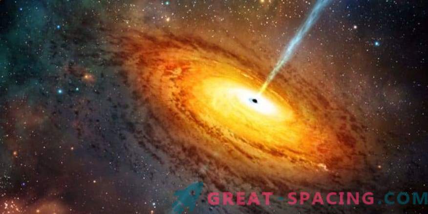 Schwarze Löcher aus kleinen Galaxien können Gammastrahlen erzeugen.