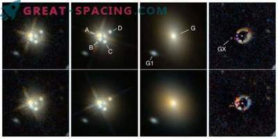 Einen ungewöhnlichen roten Quasar mit Gravitationslinsen gefunden