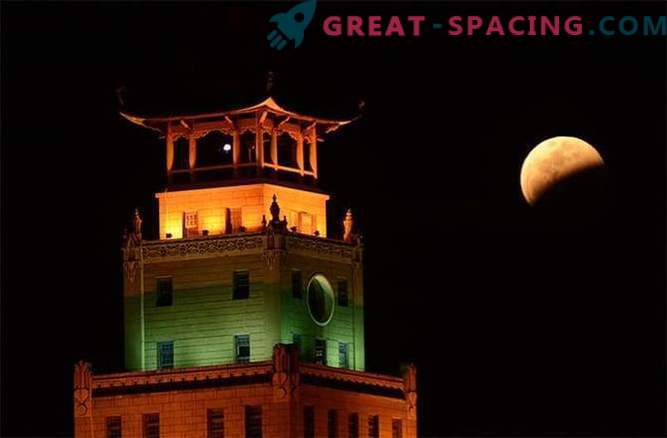 Auswahl der besten Fotos der Mondfinsternis