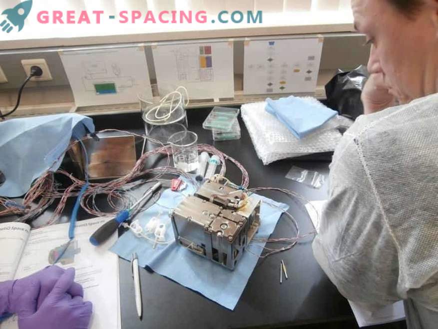Experiment zur Sauerstoffverarbeitung auf der ISS