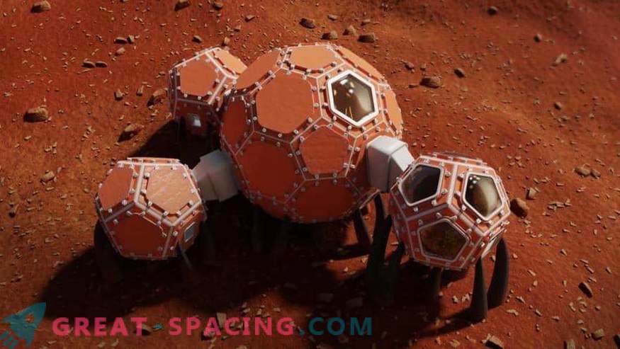 Wie eine Kolonie auf dem Mars aussehen wird. Wir bieten 3 Optionen an