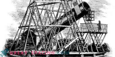 Wie William Herschels Riesenteleskop aussah