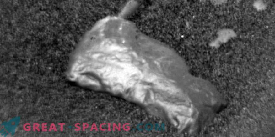 Curverity rover encontrou um objeto brilhante desconhecido em Marte