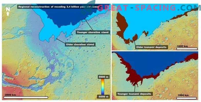 Riesiger Tsunami veränderte die Landschaft auf dem Mars