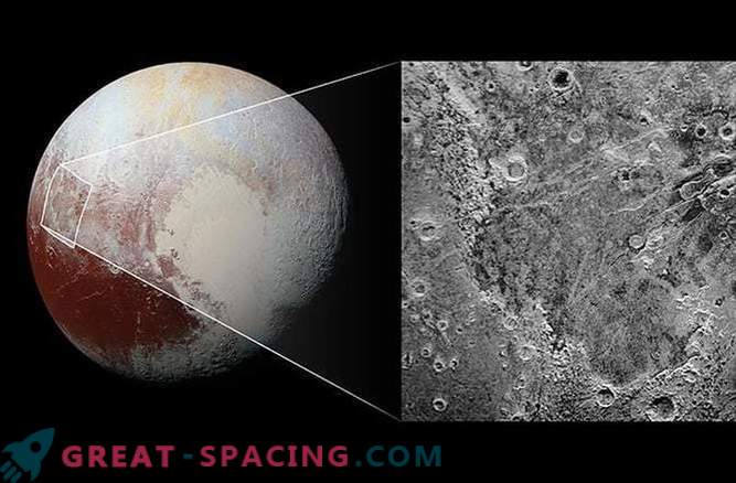 Was wirft ein Stück Eis aus Pluto?