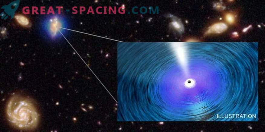 Supermassive Schwarze Löcher wachsen aus ihren Galaxien heraus
