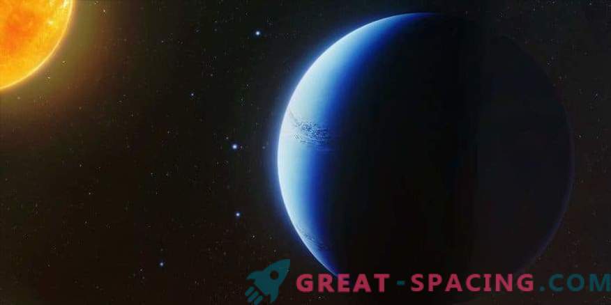 Fand einen Exoplaneten mit einer wolkenlosen Atmosphäre