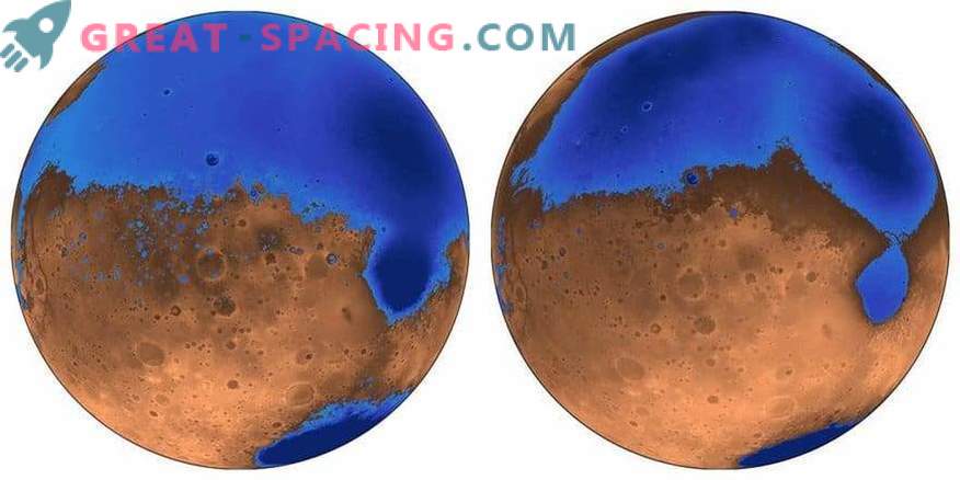 Marsmeere könnten sich früh bilden