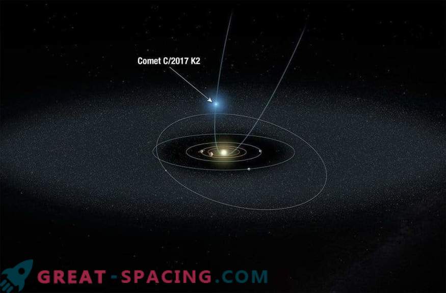 Wissenschaftler beobachten einen primitiven fernen Kometen
