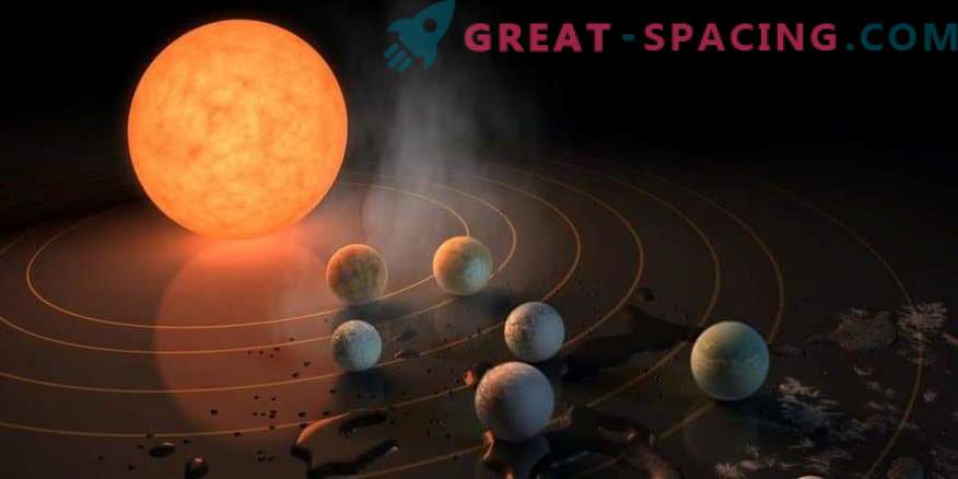 Wie haben sich 7 Planeten um TRAPPIST-1 gebildet?
