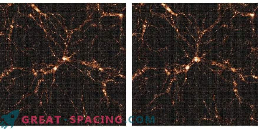 Neue dreidimensionale Karte der Dunklen Materie im Universum.