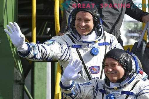 Die Kapsel der Union mit den Astronauten startete auf der ISS