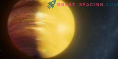 Wetter auf einem Exoplaneten: windig, stellenweise Rubin- und Saphirwolken
