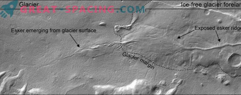 Spuren der jüngsten Wasserflüsse wurden auf dem Mars gefunden