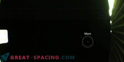 Das erste Foto des Mars von den winzigen Satelliten von MarCO