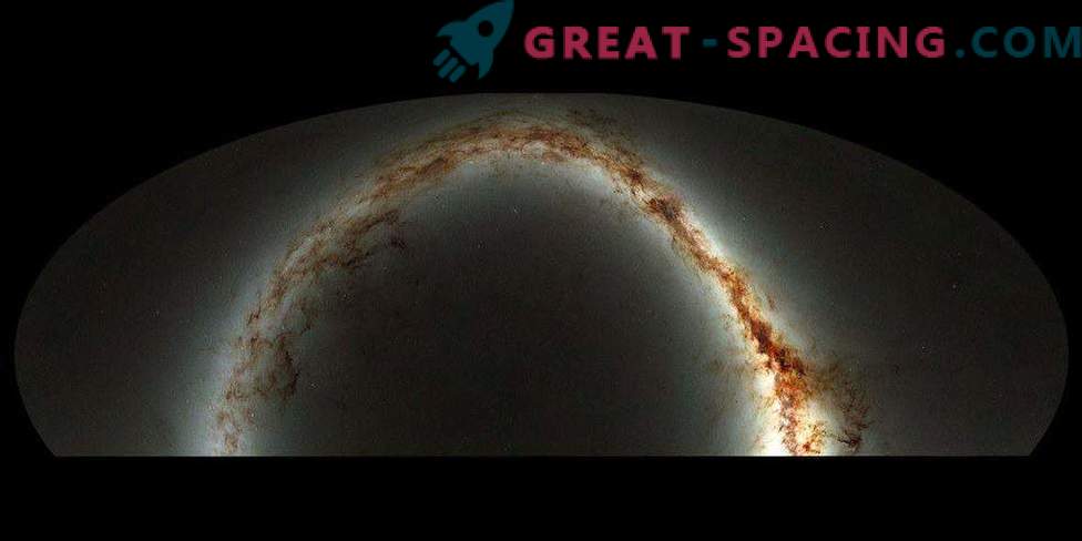 Video des Weltraumstaubs der Milchstraße in 3D