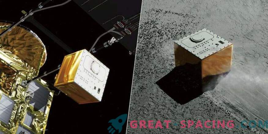 MASCOT japanisches Fahrwerk berührte Ryugu Asteroidenoberfläche