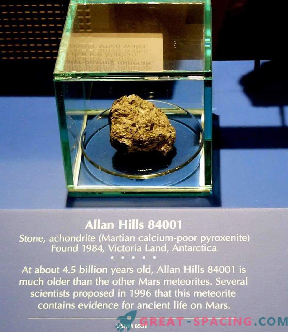 Der Mars-Meteorit mit dem „Urleben“ erschien in neuem Gewand.