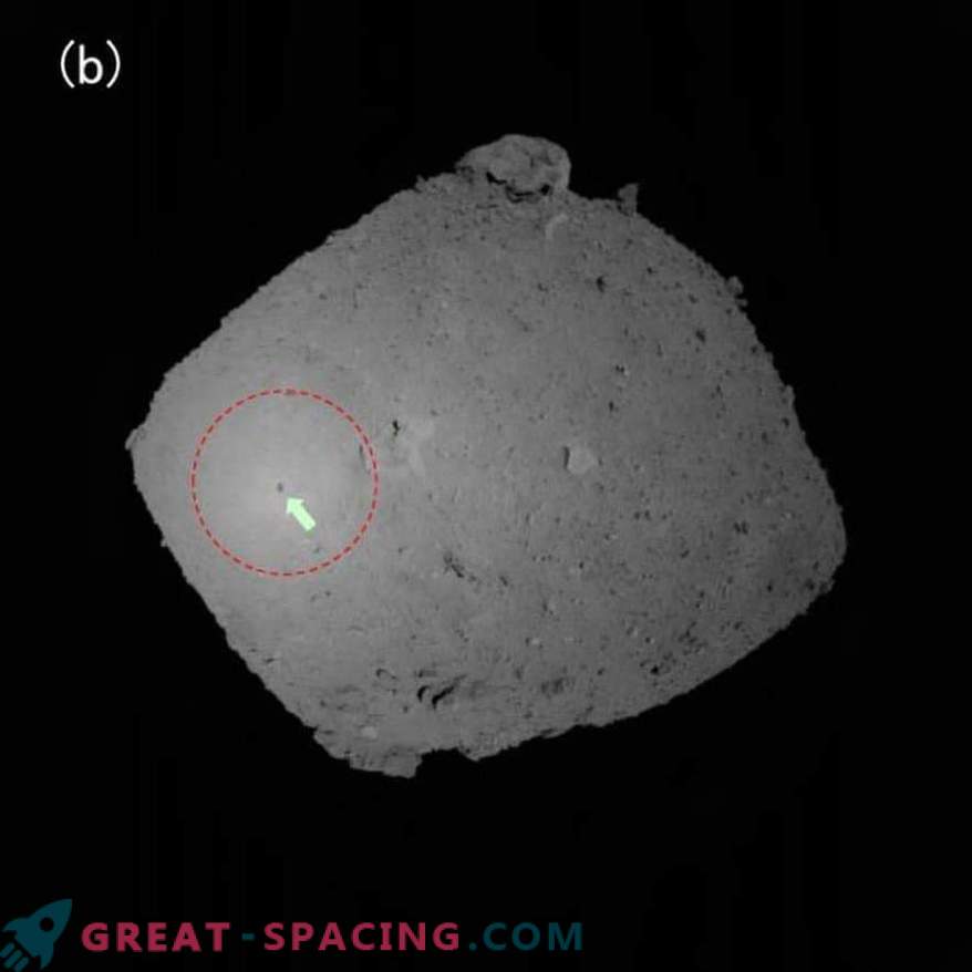 Umbra lui Hayabusa-2 a fost observată pe asteroizii Ryugu